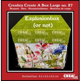 Crealies Create A Box no. 2 sechsseitige Box