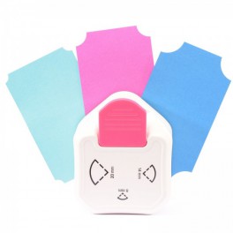 Vaessen Creative 3-in-1 Label Punch Scallop Tag