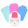 Vaessen Creative 3-in-1 Label Punch Scallop Tag