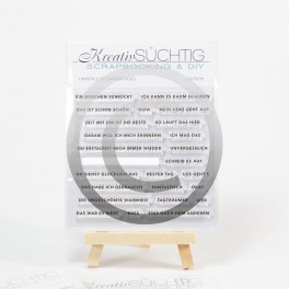 Kreativsüchtig Clearstamp Set 