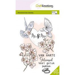 Motivstempelset "Mohnblumen, Schmetterlinge"