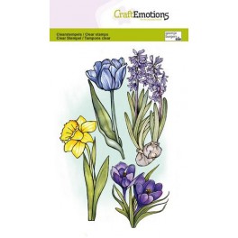Motivstempelset "Mohnblumen, Schmetterlinge"