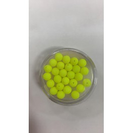 NEON Perlen 4mm gelb
