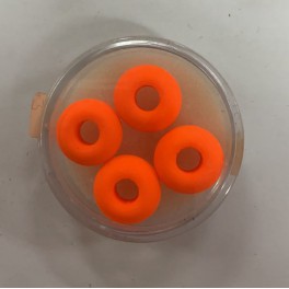 NEON Perlen 4mm gelb