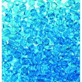 Rocailles 2,6mm transparent dunkelazurblau