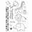 Stempelset mit Acrylblocks Geburt