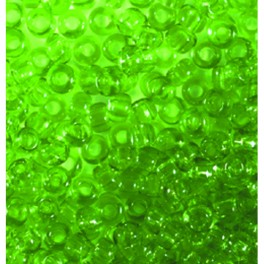 Rocailles 3,5mm transparent mittelgrün