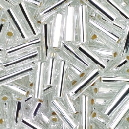 Stiftperlen kurz Silbereinzug silber