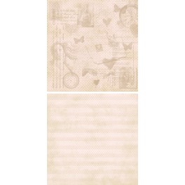 Designpaper Springtime Collection "Flower Hexagon"