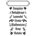 Stempelset mit Acrylblocks Geburt